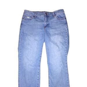 Nine West Jeans Chrystie Medium Light Wash Capri Jeans Size 8